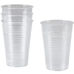 Gifi Gobelet plastique transparent x4