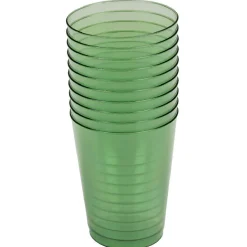 Gifi Gobelet plastique uni vert x 10 Outlet
