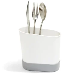 Gifi Égouttoir à couverts plastique gris 17,3x17,3xH9,2cm Online
