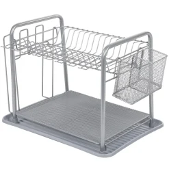 Gifi Égouttoir à vaisselle métallique gris Clearance