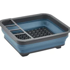 Gifi Égouttoir rétractable gris et bleu New