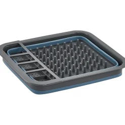 Gifi Égouttoir rétractable gris et bleu New