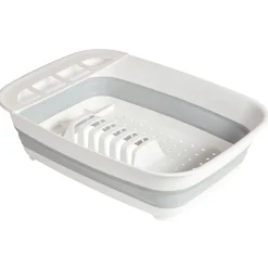 Gifi Égouttoir rétractable plastique blanc 45x32,5xH5,5/12cm Clearance