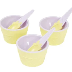 Gifi Kit à glace bol et cuillère x3 Outlet