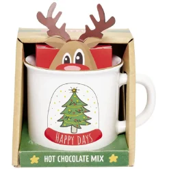 Gifi Kit mug de Noël préparation chocolat chaud Outlet