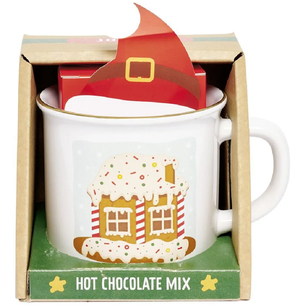 Gifi Kit mug de Noël préparation chocolat chaud Outlet