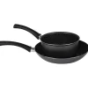 Gifi Lot 1 poêle + 1 casserole aluminium effet pierre Hot