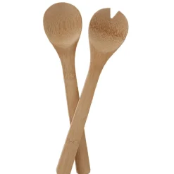 Gifi Lot de 2 couverts à salade en bambou Discount