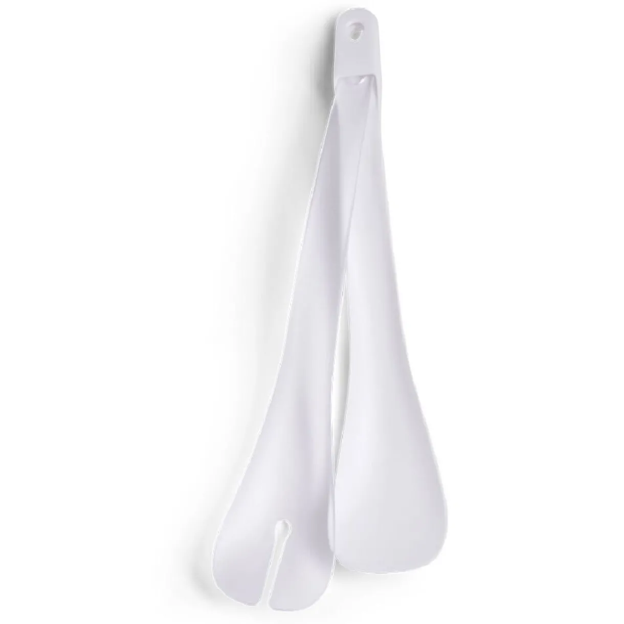 Gifi Lot de 2 couverts à salade plastique blanc L.31cm Best