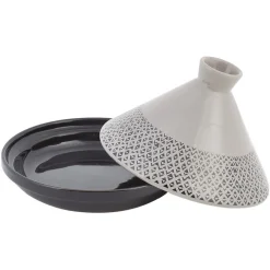 Gifi Lot de 4 plats à tajine individuel céramique