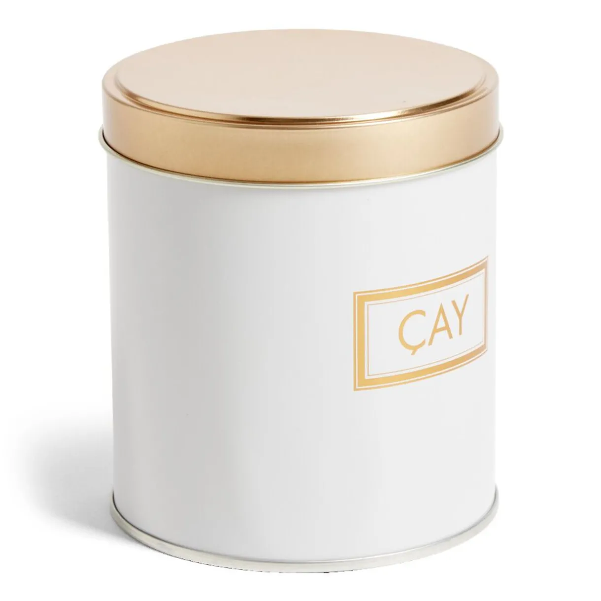 Gifi Lot de 3 pots à épices acier blanc et doré Ø9,9xH11,4cm Online