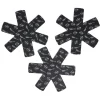 Gifi Lot de 3 protège-poêles Ø38cm polyester noir ou gris Sale