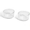 Gifi Lot de 2 ramequins en verre transparent Ø8,5xH4,5cm Outlet