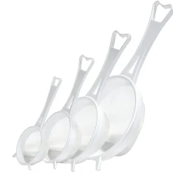Gifi Lot de 4 tamis en plastique Ø6,4/8/10,8/14cm Best