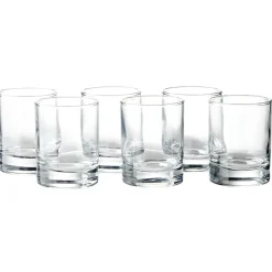 Gifi Lot de 6 verres à shooter en verre 6,5cl H6cm Outlet