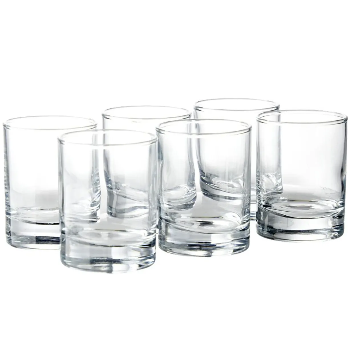 Gifi Lot de 6 verres à shooter en verre 6,5cl H6cm Outlet