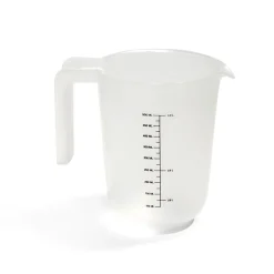 Gifi Lot de 3 verres mesureur 250/500/1000ml plastique blanc transparent Hot