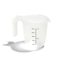 Gifi Lot de 3 verres mesureur 250/500/1000ml plastique blanc transparent Hot