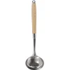 Gifi Louche en inox avec manche en bois