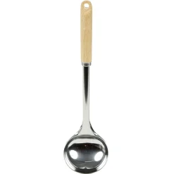 Gifi Louche en inox avec manche en bois Hot