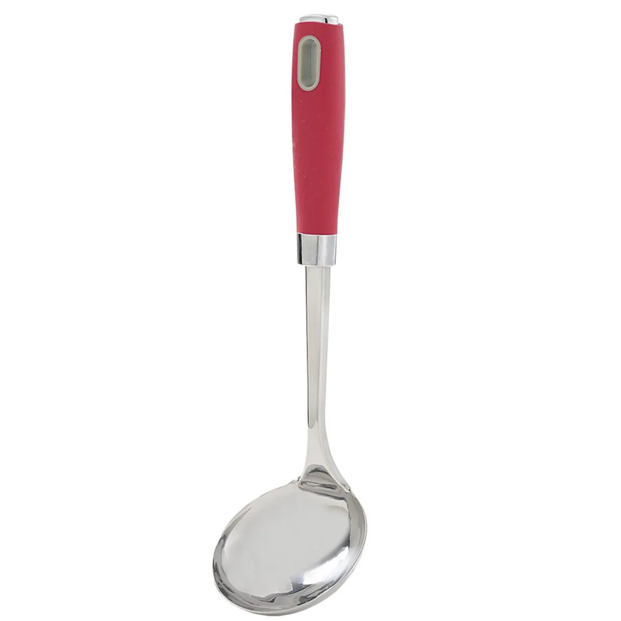 Gifi Louche en inox manche en polypropylène rouge Discount