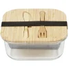 Gifi Luchbox avec couverts bambou et verre 1,1 L Best
