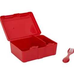 Gifi Lunch box à 2 compartiments - Boîte alimentaire en plastique rose 1L Sale