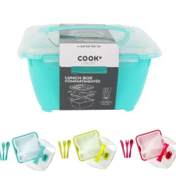 Gifi Lunch box compartimentée avec couverts Online