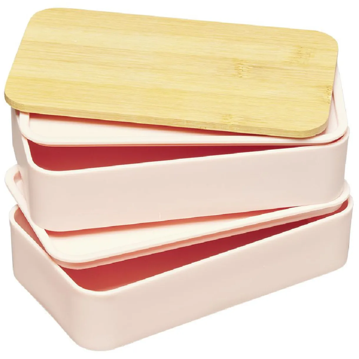 Gifi Lunch box couvercle bambou x2 Hot