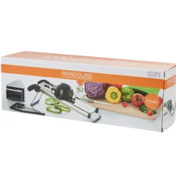 Gifi Mandoline acier noir et gris Hot