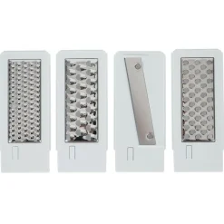 Gifi Mandoline multifonctions 5 en 1 en plastique et inox Discount