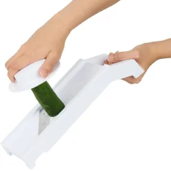 Gifi Mandoline multiusage 4 accessoires inox et plastique blanc Sale