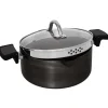 Gifi Marmite avec couvercle passoire ø 24 cm