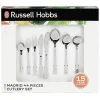 Gifi Menagère inox Russell Hobbs 6 personnes 44 pièces