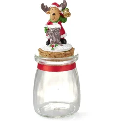 Gifi Mini bonbonnière de Noël en verre Best