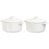 Gifi Mini cocotte céramique blanc x2 Outlet