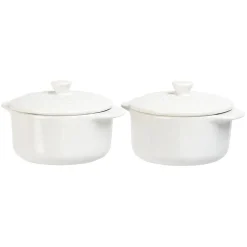 Gifi Mini cocotte céramique blanc x2 Outlet