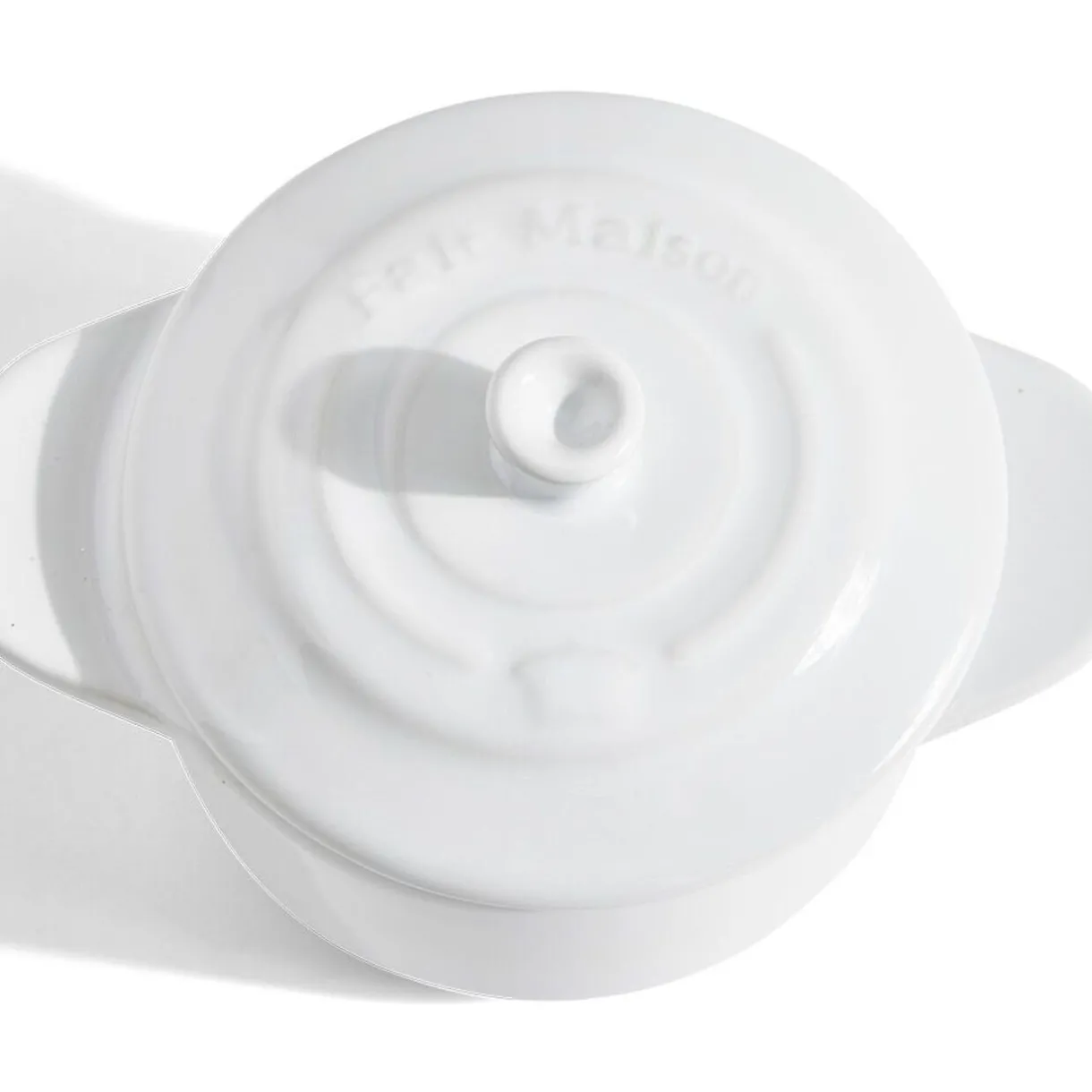 Gifi Mini cocotte individuelle en céramique avec couvercle - gris ou blanc Online