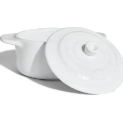 Gifi Mini cocotte individuelle en céramique avec couvercle - gris ou blanc Online