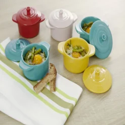 Gifi Mini cocotte ronde bleu turquoise Hot