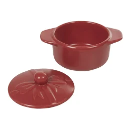 Gifi Minis cocottes rouges mat avec couvercle x2 Outlet