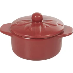 Gifi Minis cocottes rouges mat avec couvercle x2 Outlet