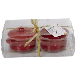 Gifi Minis cocottes rouges mat avec couvercle x2 Outlet