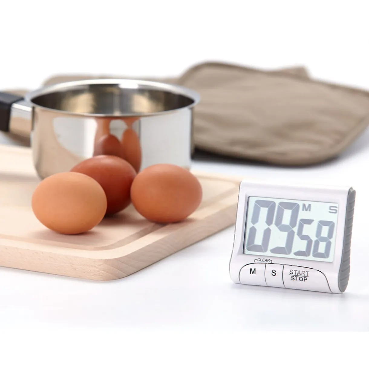 Gifi Minuteur digital blanc New