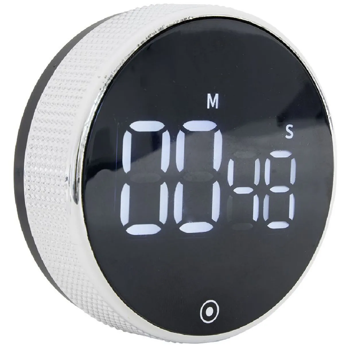 Gifi Minuteur numérique magnétique noir Ø7,8x2,7cm Hot