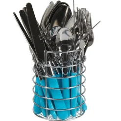 Gifi Ménagère 24 pièces bleu fluo Clearance