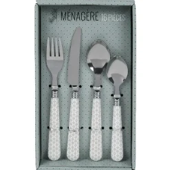 Gifi Ménagère 16 pièces design oreige Discount