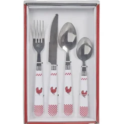 Gifi Ménagère 24 pièces design poule
