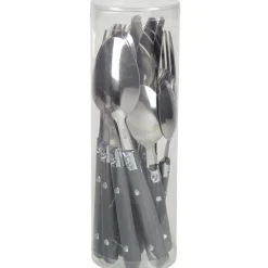 Gifi Ménagère 16 pièces gris