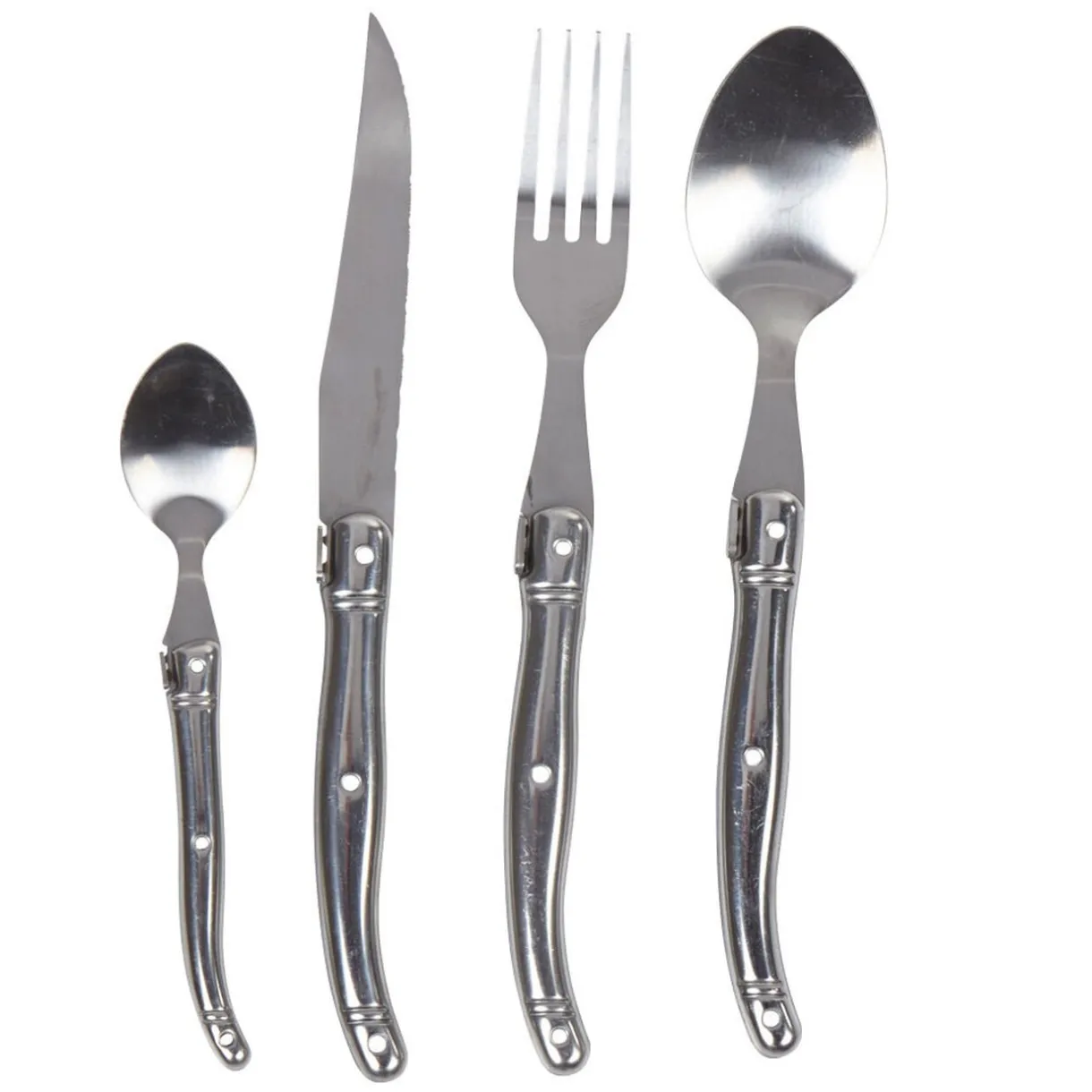 Gifi Ménagère 24 pièces gris